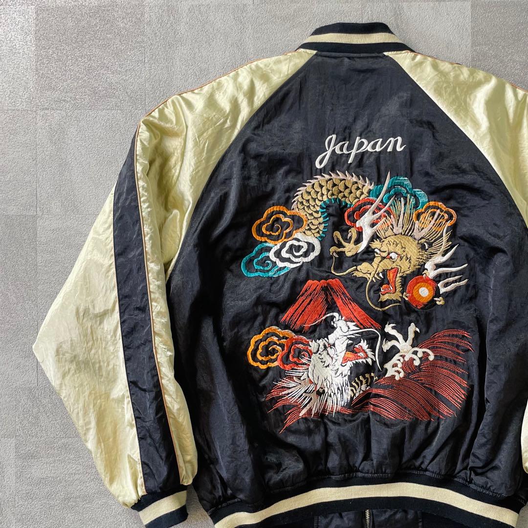 ジャケット・アウター 90-00's old souvenir jacket bi-color L
