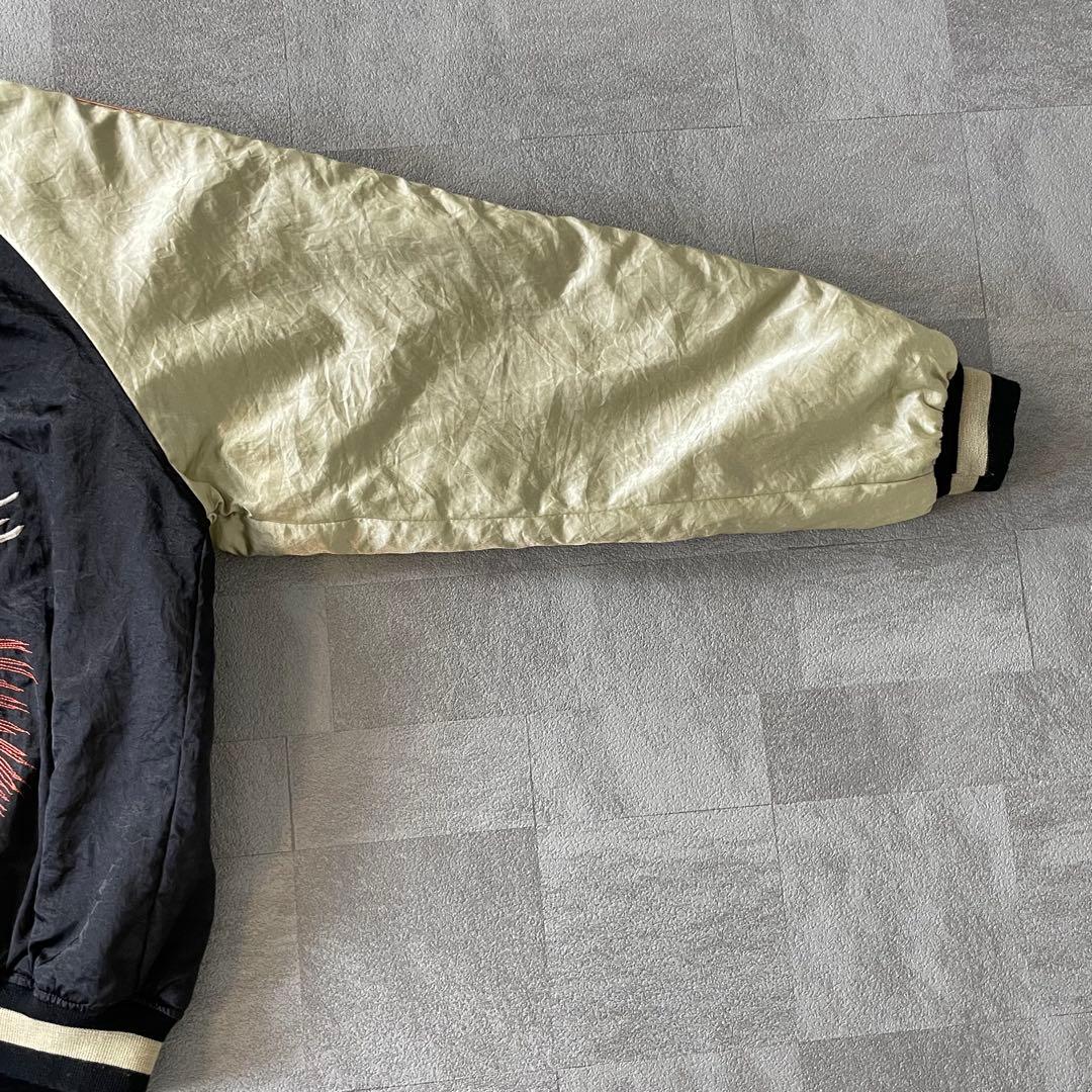 ジャケット・アウター 90-00's old souvenir jacket bi-color L