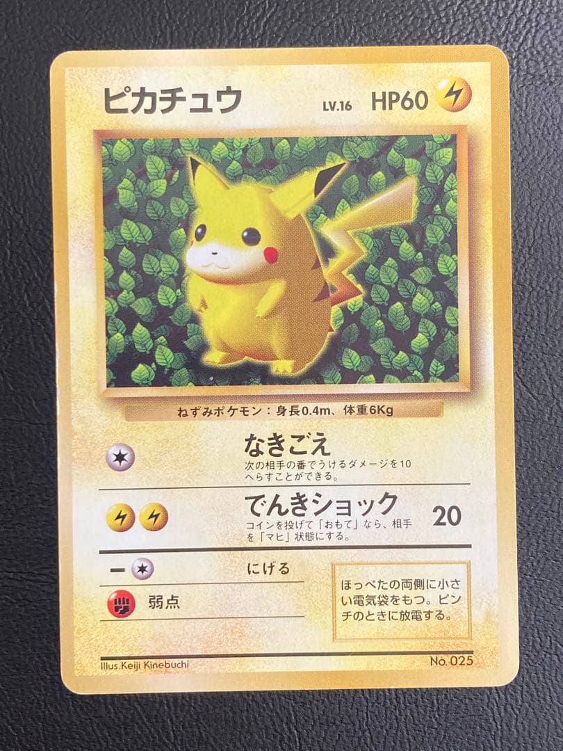 ピカチュウ　旧裏　すぐわかるポケモンカードの遊びかた　光沢なし