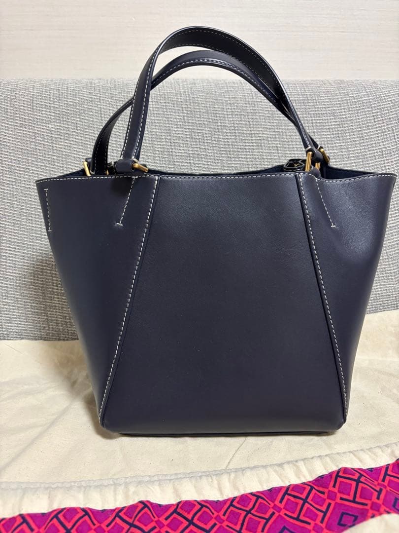 ✨美品✨TORY BURCH モノグラムジャカードバケットバッグ