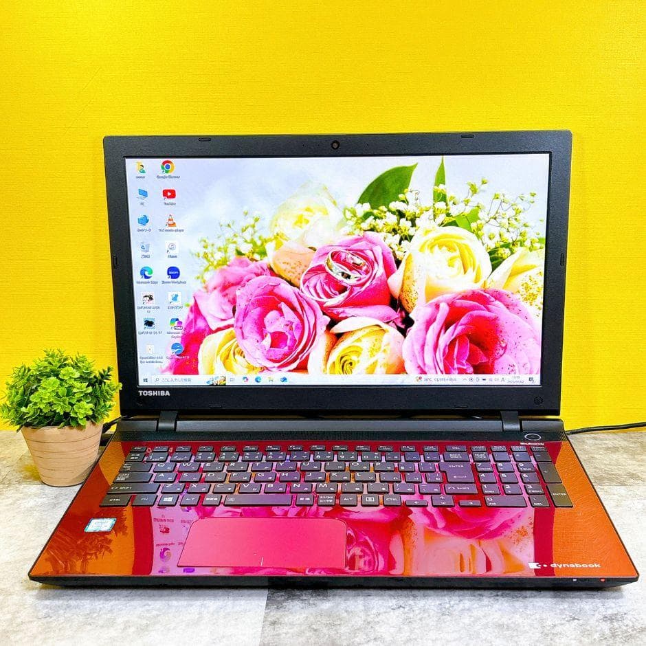 ⅰ5✨人気 おしゃれな赤❣新品SSD✨薄型ノートパソコン カメラ付き フルHD