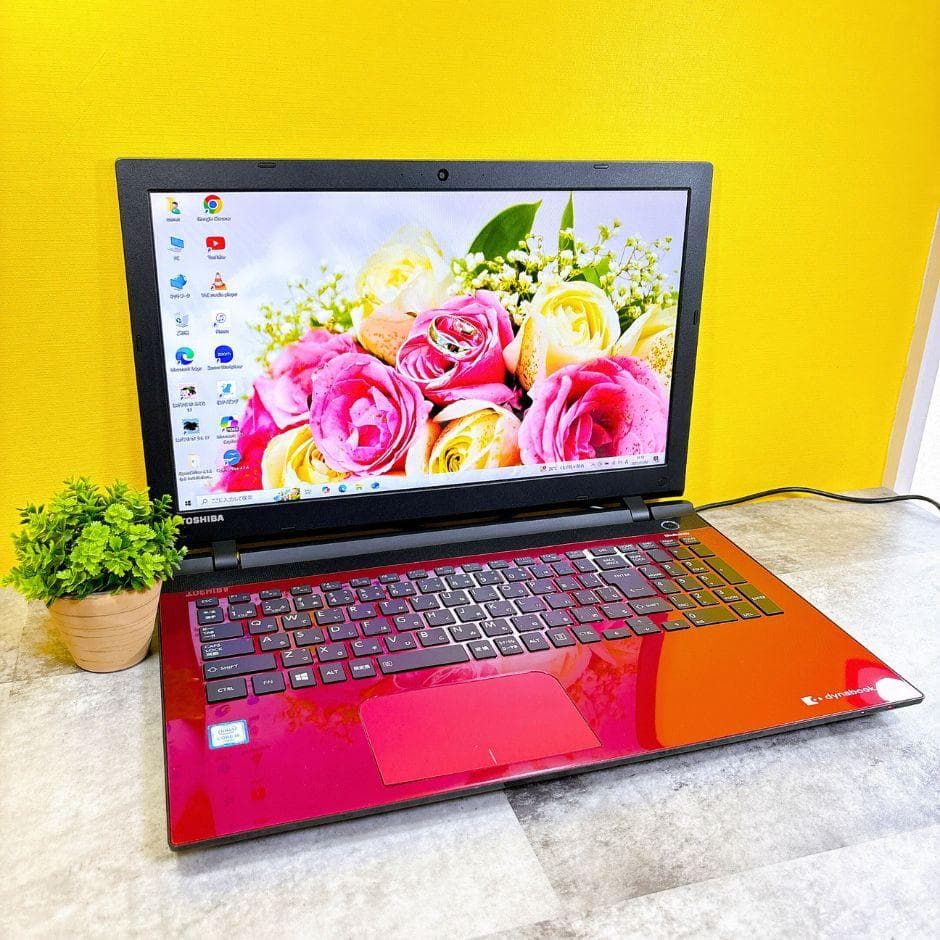 ⅰ5✨人気 おしゃれな赤❣新品SSD✨薄型ノートパソコン カメラ付き フルHD