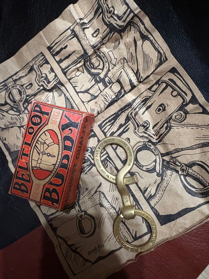 ＊Good Art HLYWD /BELT LOOP BUDDY (BRASS)