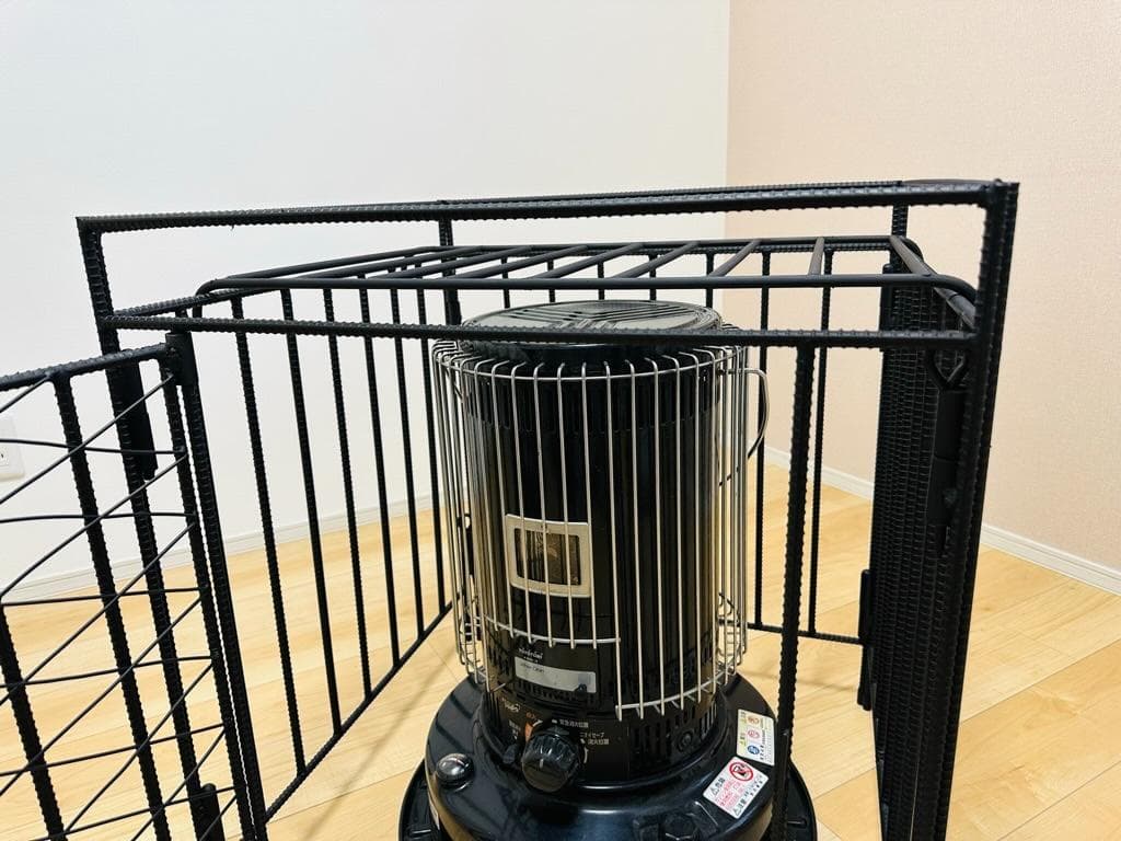 トヨトミ KS-67H対応 ストーブガード 菱形デザイン アイアン ハンドメイド