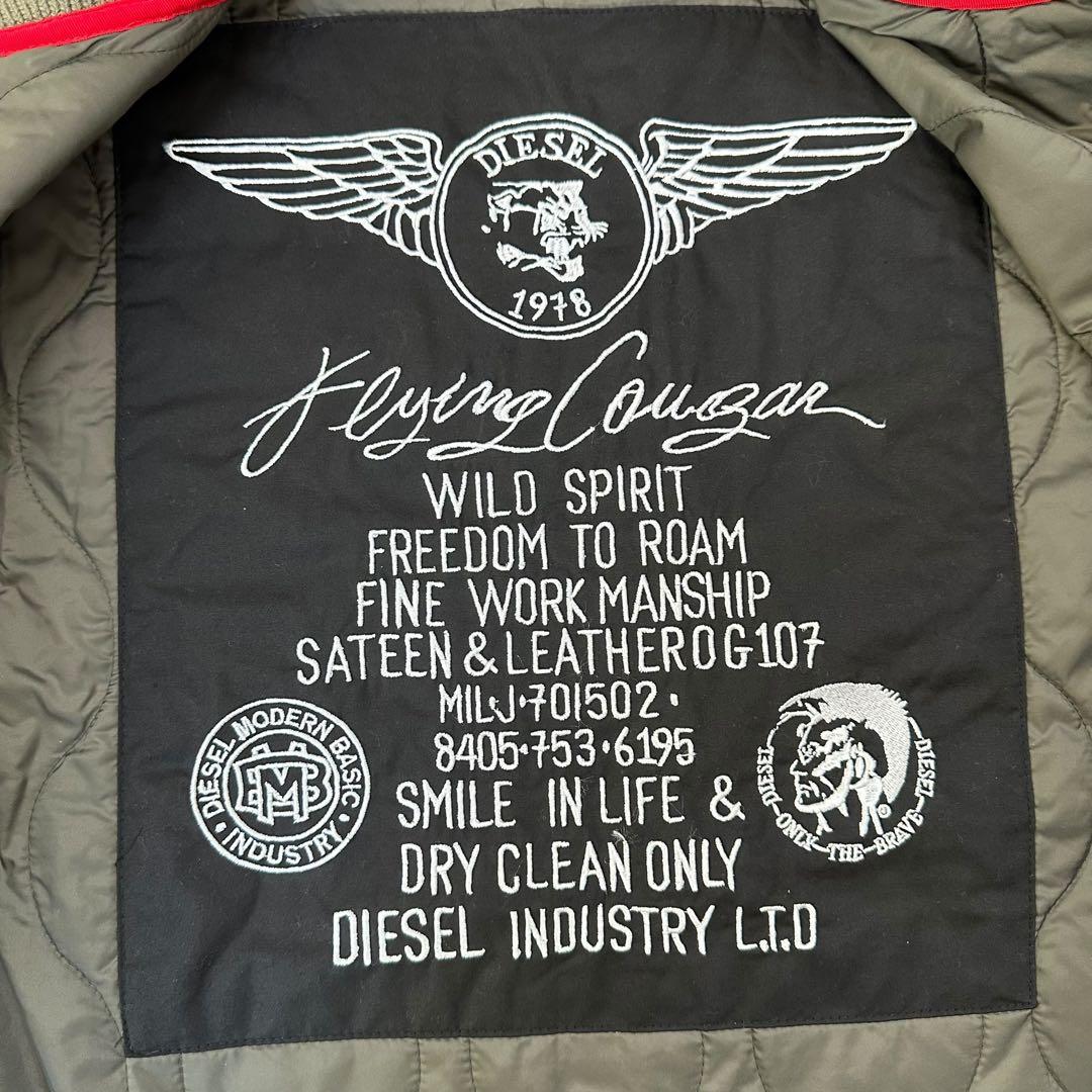 DIESEL 3way モッズコート　カーキ　y2k archive 00s