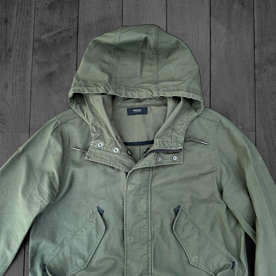 DIESEL 3way モッズコート　カーキ　y2k archive 00s