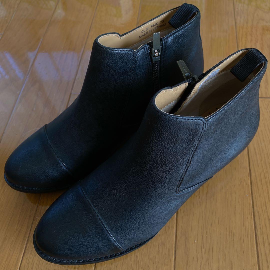 【新品】値下げ！リーガル ショートブーツ ブラック 23cm