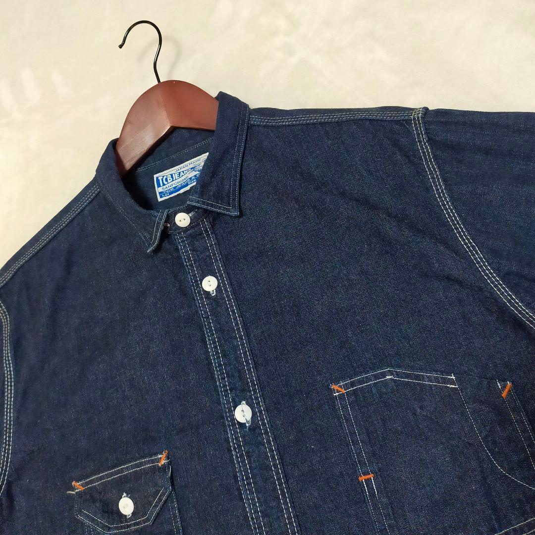 ☆☆☆　美品　TCB JEANS　デニムシャツ　キャットライトシャツ