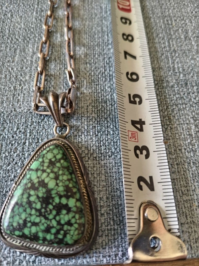 ターコイズインディアンジュエリー＆シルバーネックレス