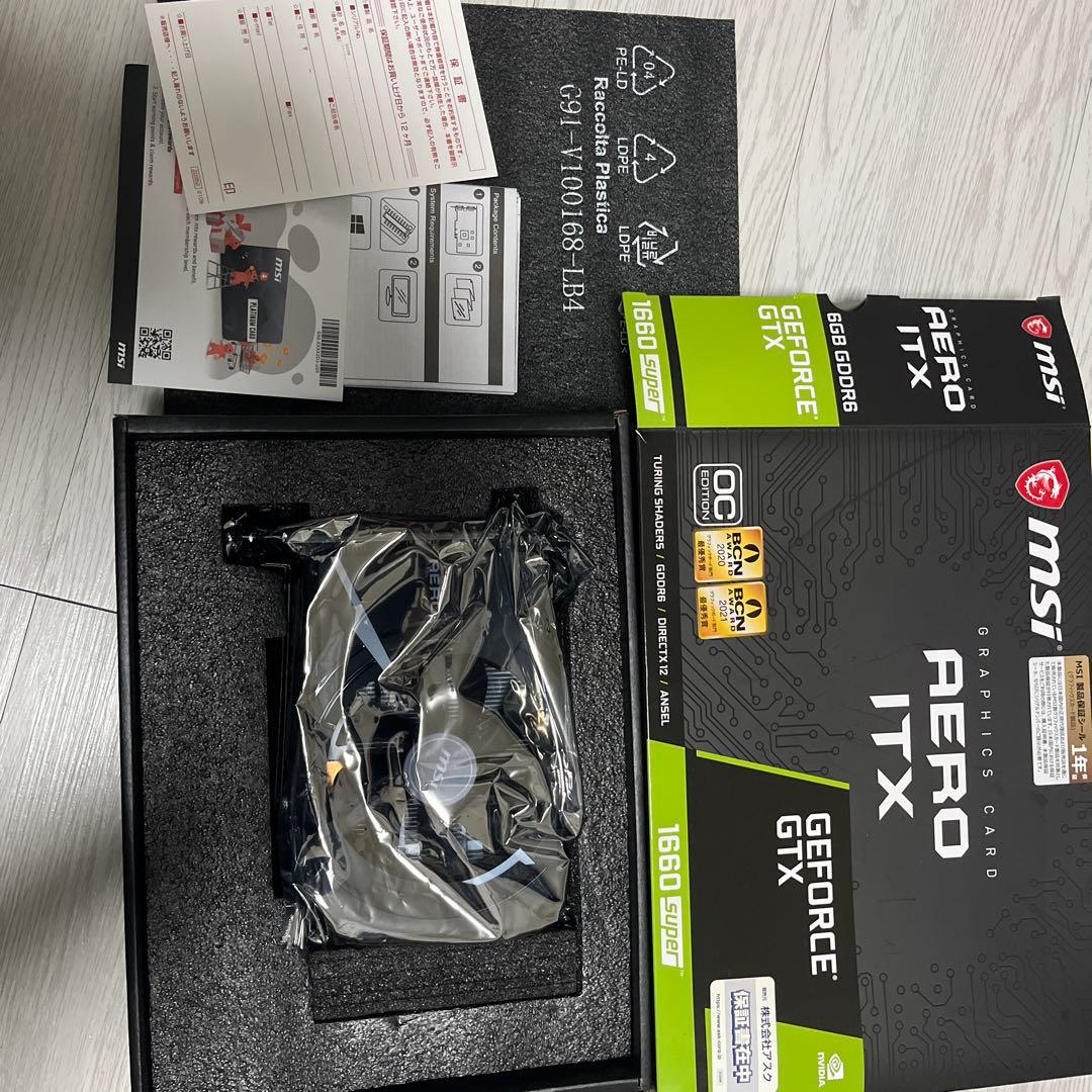 グラフィックボード・グラボ・ビデオカード MSI AERO ITX GeForce GTX 1660 Super OC