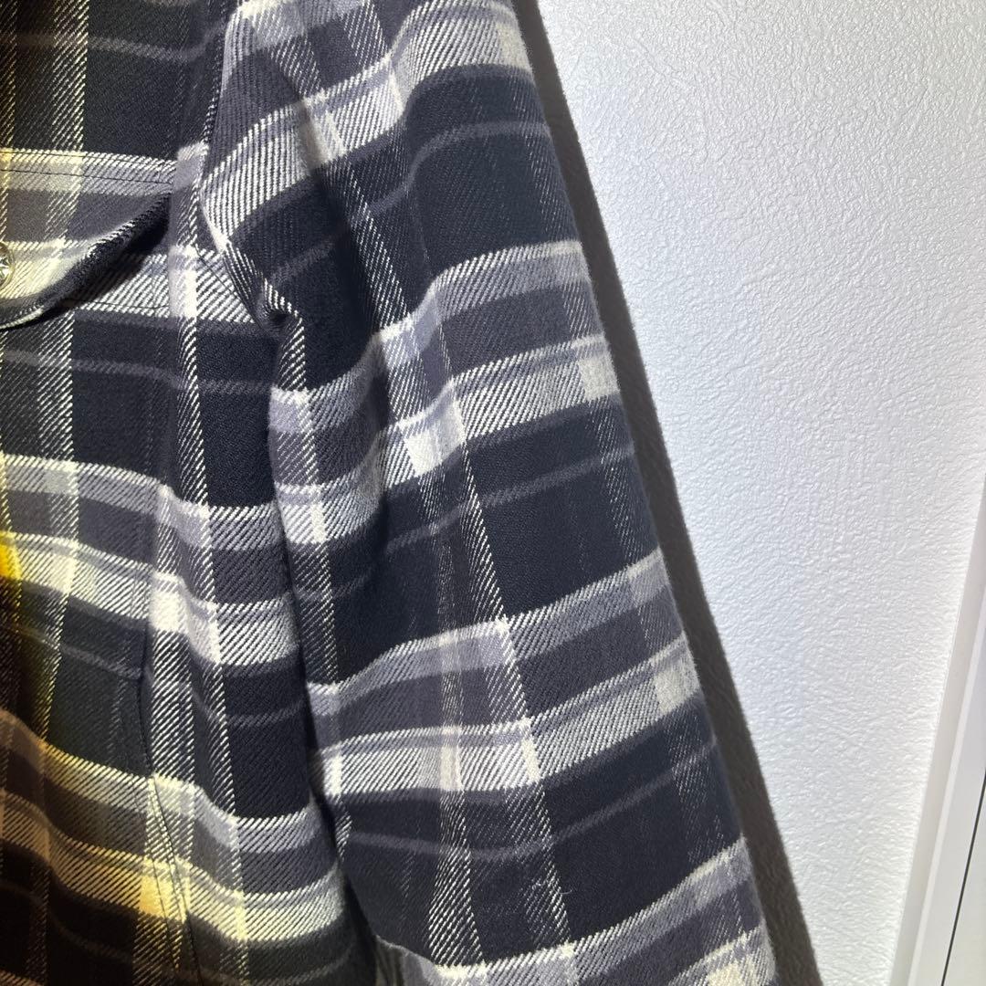 CHROME HEARTS クロムハーツ チェック シャツ ジャケット サイズL