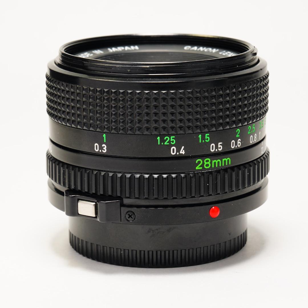 【極美品】動作◎ Canon New FD 28mm F2.8 356