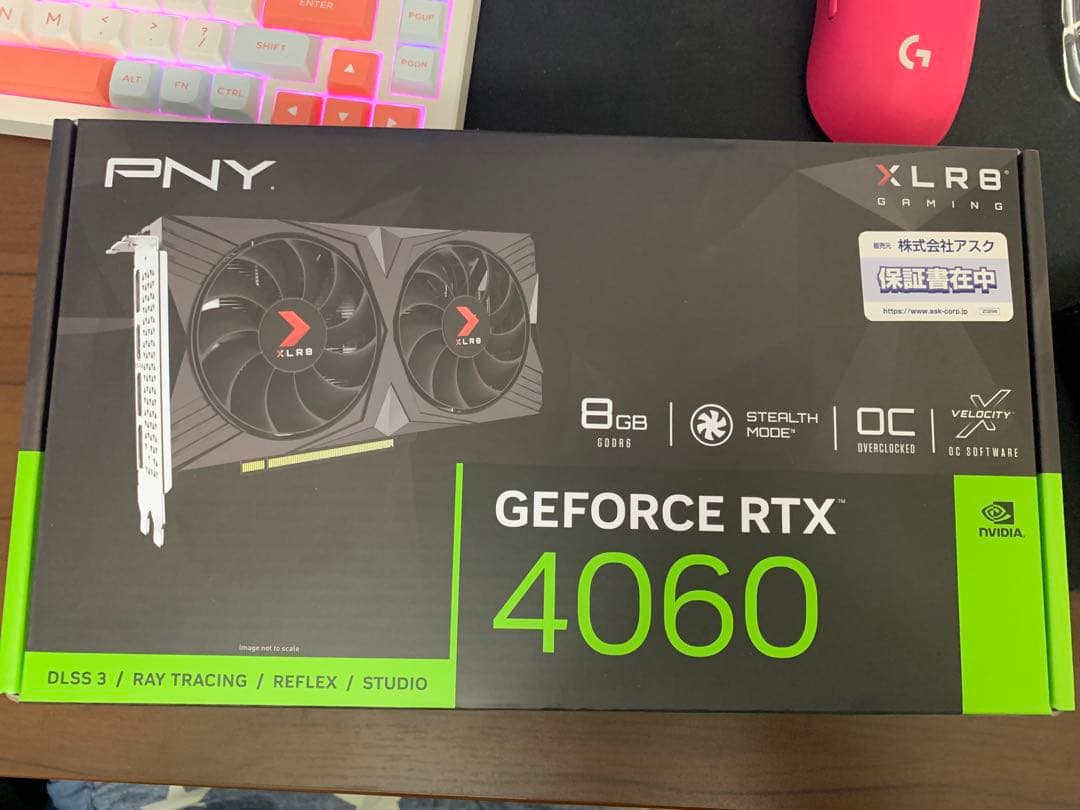 【新品未開封】PNY GEFORCE RTX 4060 8GB