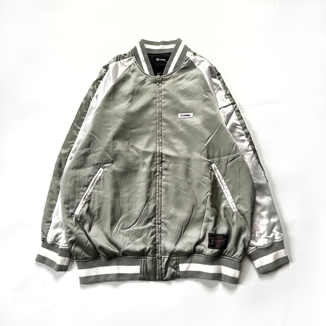 【完売・美品】Subciety スカジャン 銭バラ刺繍 スーベニアジャケットXL