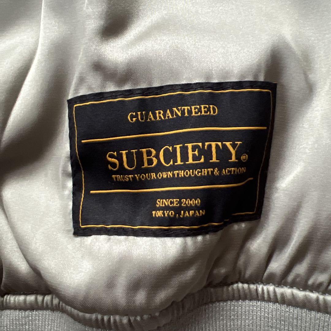 【完売・美品】Subciety スカジャン 銭バラ刺繍 スーベニアジャケットXL