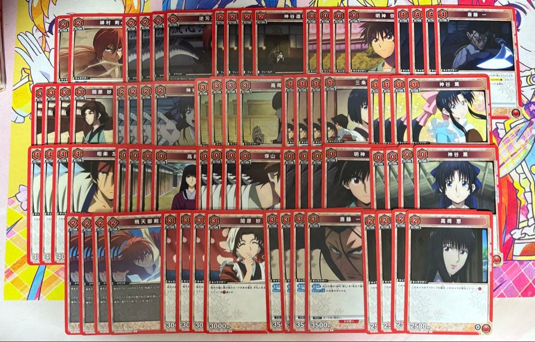 TcG_isT様 ユニオンアリーナ るろうに剣心 剣心・薫デッキ 調整パーツ付き