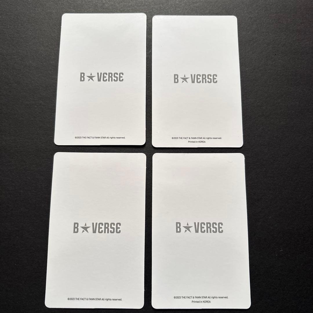 B-VERSE ジョングク 4枚セット