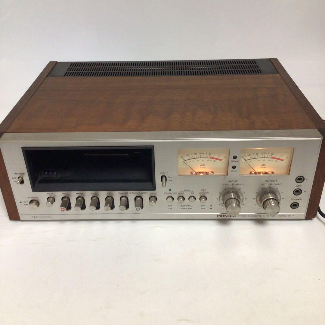 パイオニア　ステレオカセットテープデッキ　Pioneer CT-7 メーター付き