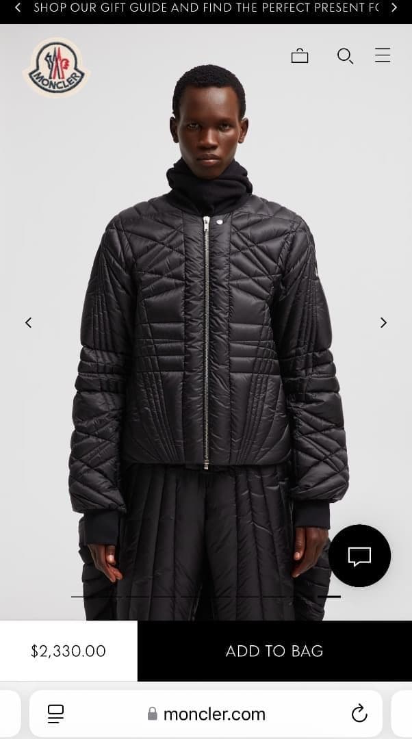 ジャケット・アウター Moncler Rick Owens Megapenta
