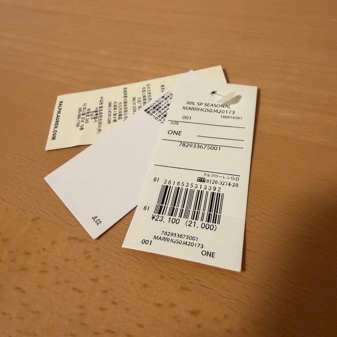 一度のみ使用【RRL】Ranch ロゴ ツイル ボール キャップ