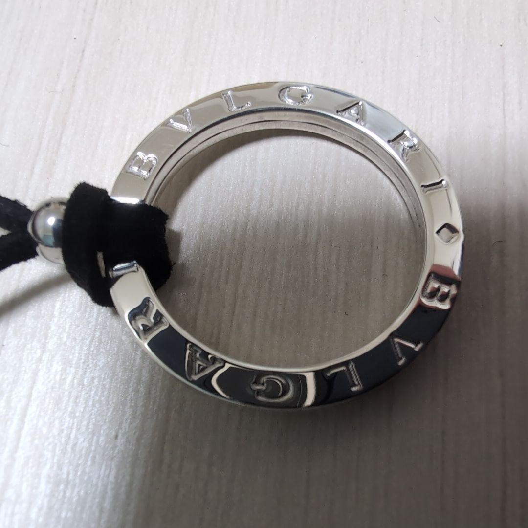 極美品 BVLGARI ブルガリシルバー キーリング チョーカー付 ネックレス