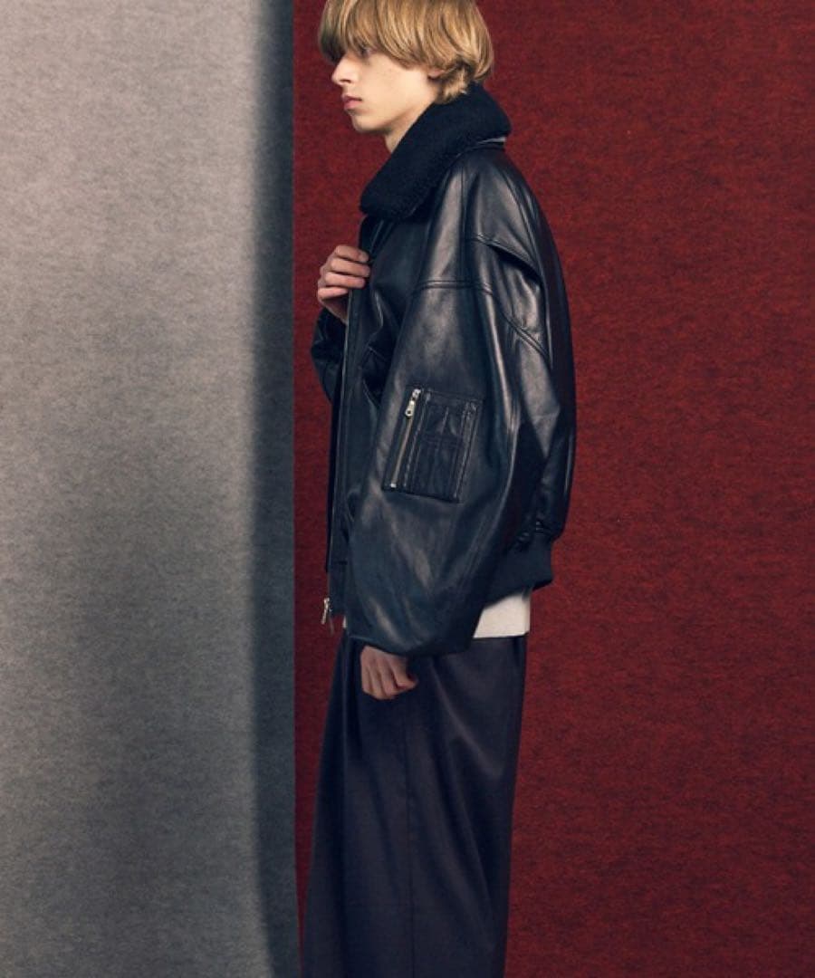 ジャケット・アウター Sheep Leather Mouton G-1 Flight Jacket