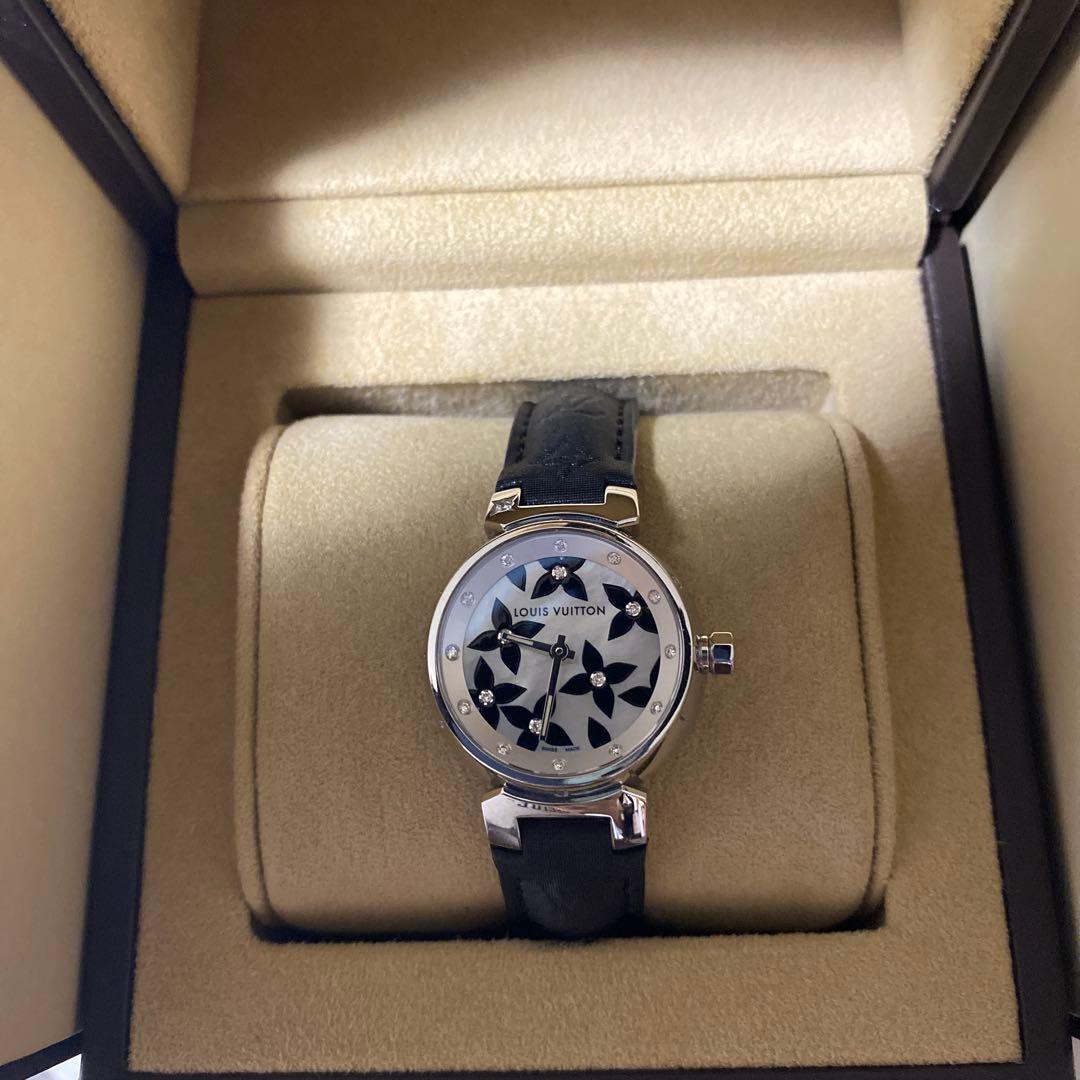 LOUIS VUITTON タンブール ラブリーダイヤモンドレディース 腕時計
