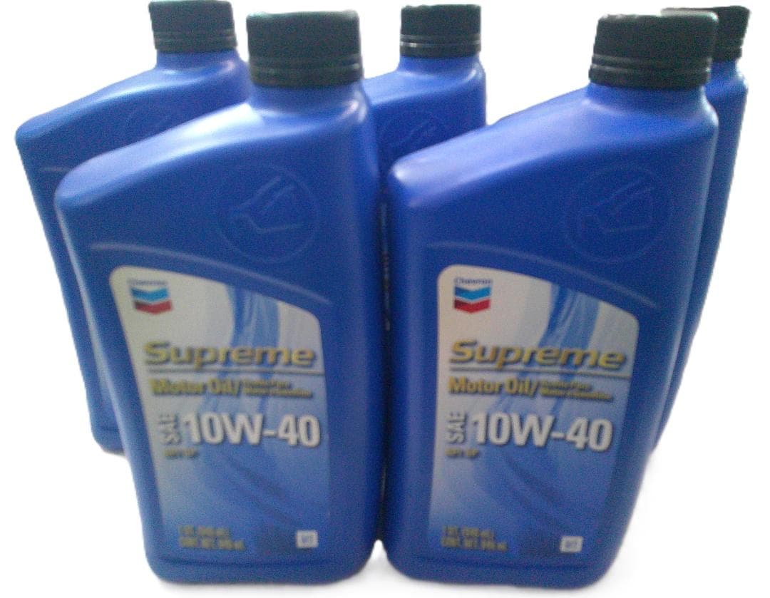 ★シェブロン エンジンオイル SAE 10W-40 946ml×5本 アメ車★