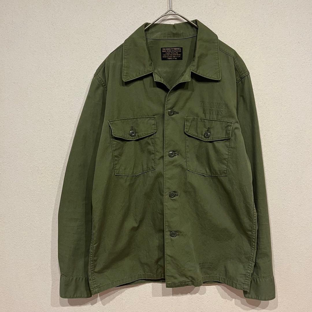 WACKO MARIA ワコマリア アーミーシャツ カーキ