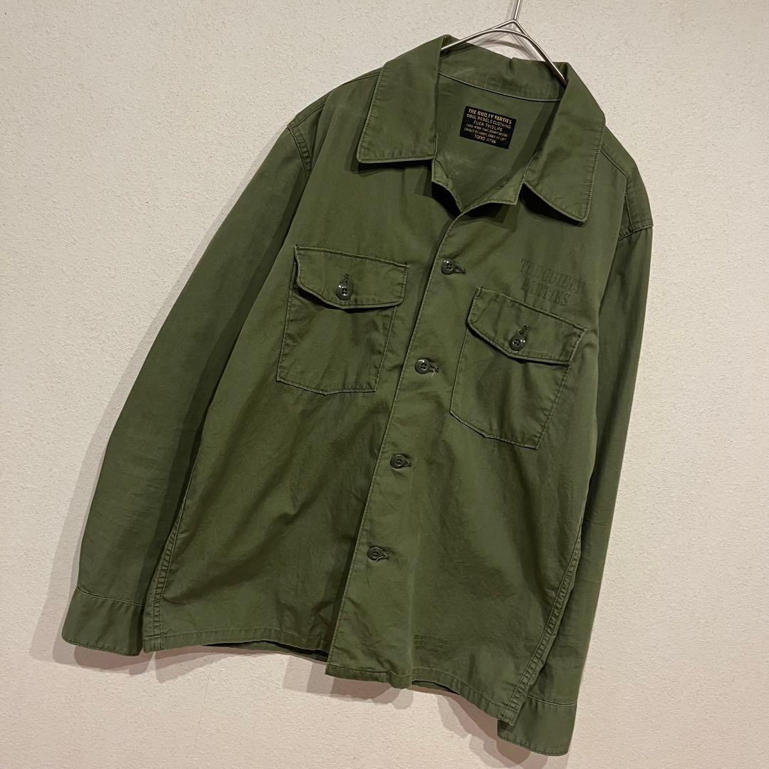 WACKO MARIA ワコマリア アーミーシャツ カーキ