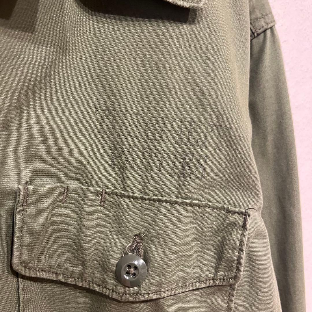 WACKO MARIA ワコマリア アーミーシャツ カーキ