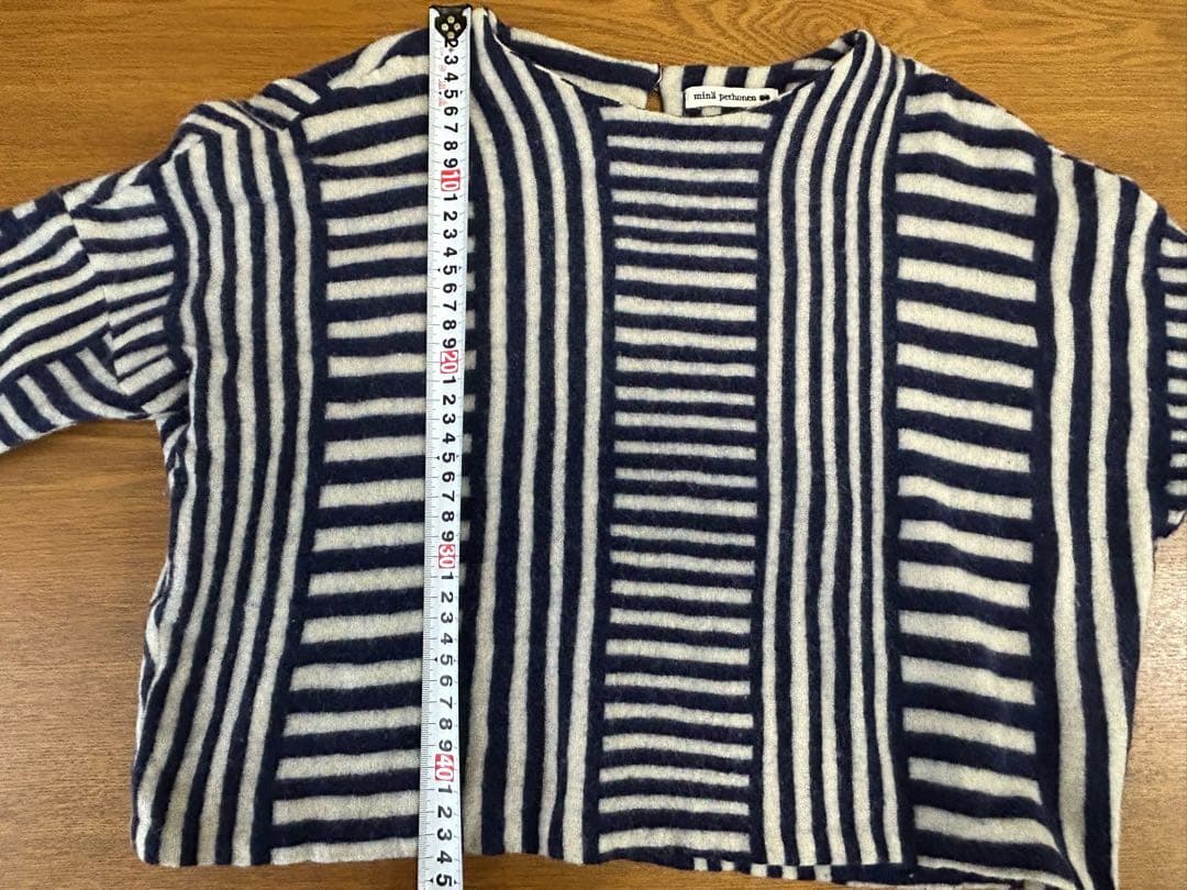 ミナペルホネン　Mina perhonen ladder カシミア100%