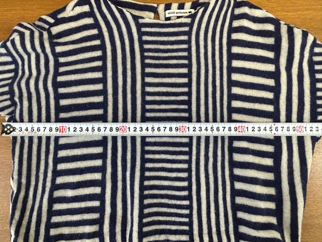 ミナペルホネン　Mina perhonen ladder カシミア100%