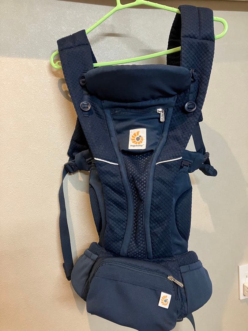 エルゴ　オムニブリーズ　抱っこ紐 ネイビー　おんぶ　よだれカバー　セット