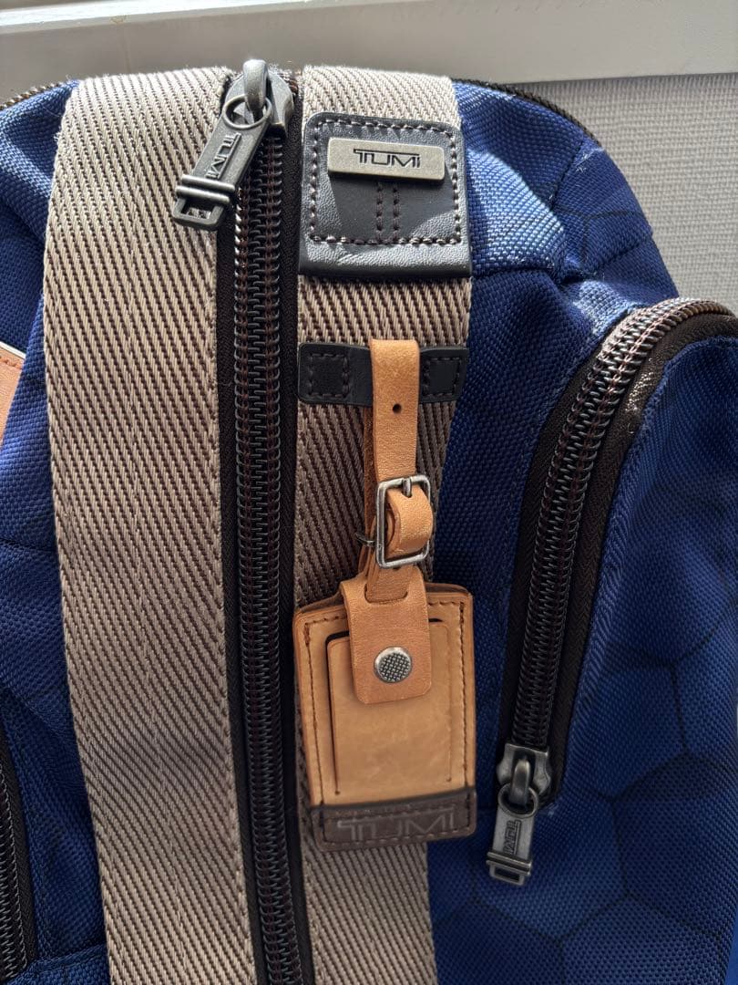 TUMI ボディバッグ ネイビー ブルー