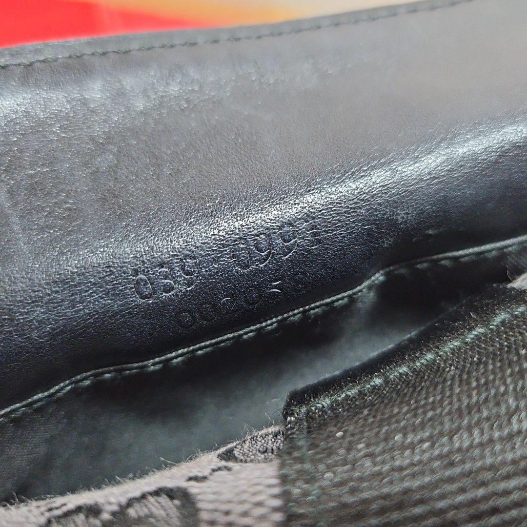 GUCCI グッチ ポーチ セカンドバッグ バニティ GGキャンバス ロゴ型押し