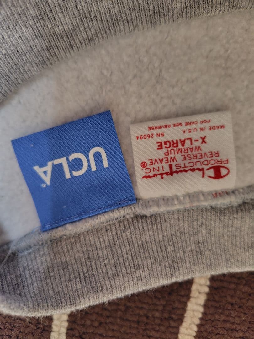 美品！赤タグ　Champion 　リバースウィーブ XL グレー