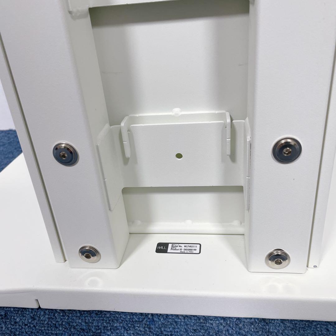 【未使用級】WALL 壁寄せテレビスタンド V3 COMPACT ロータイプ 白