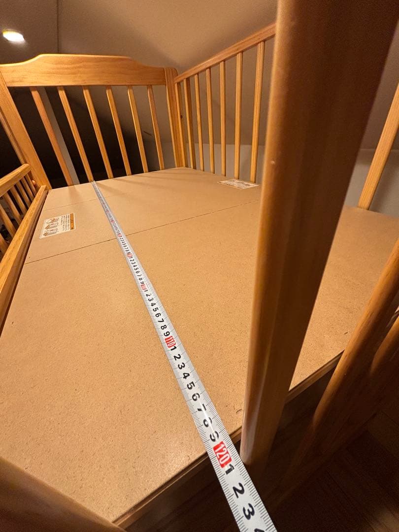 【ほぼ新品/実測済】カトージ ハイシート ベビーベッド 02399 欠品なし