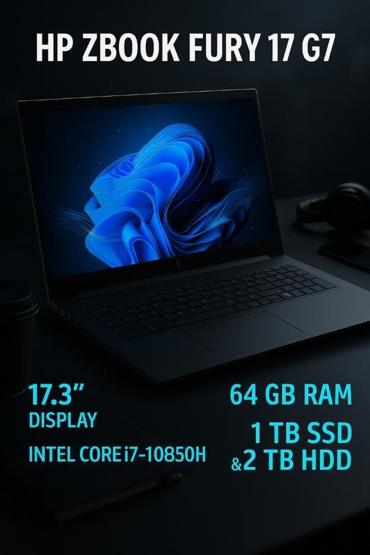 その他ノートPC本体 HPZBookFury 17 G7 Core i7-10850H / 64GB
