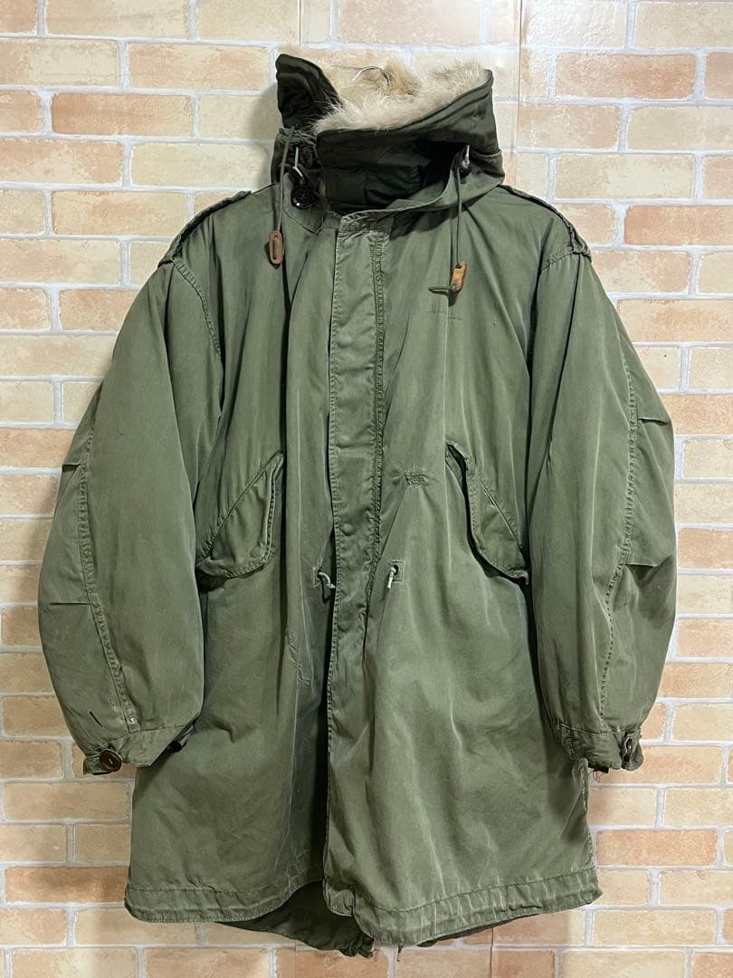 【超美品　デッド】米軍実物　M-51 リアル　コヨーテファー付フード　ワイヤー入