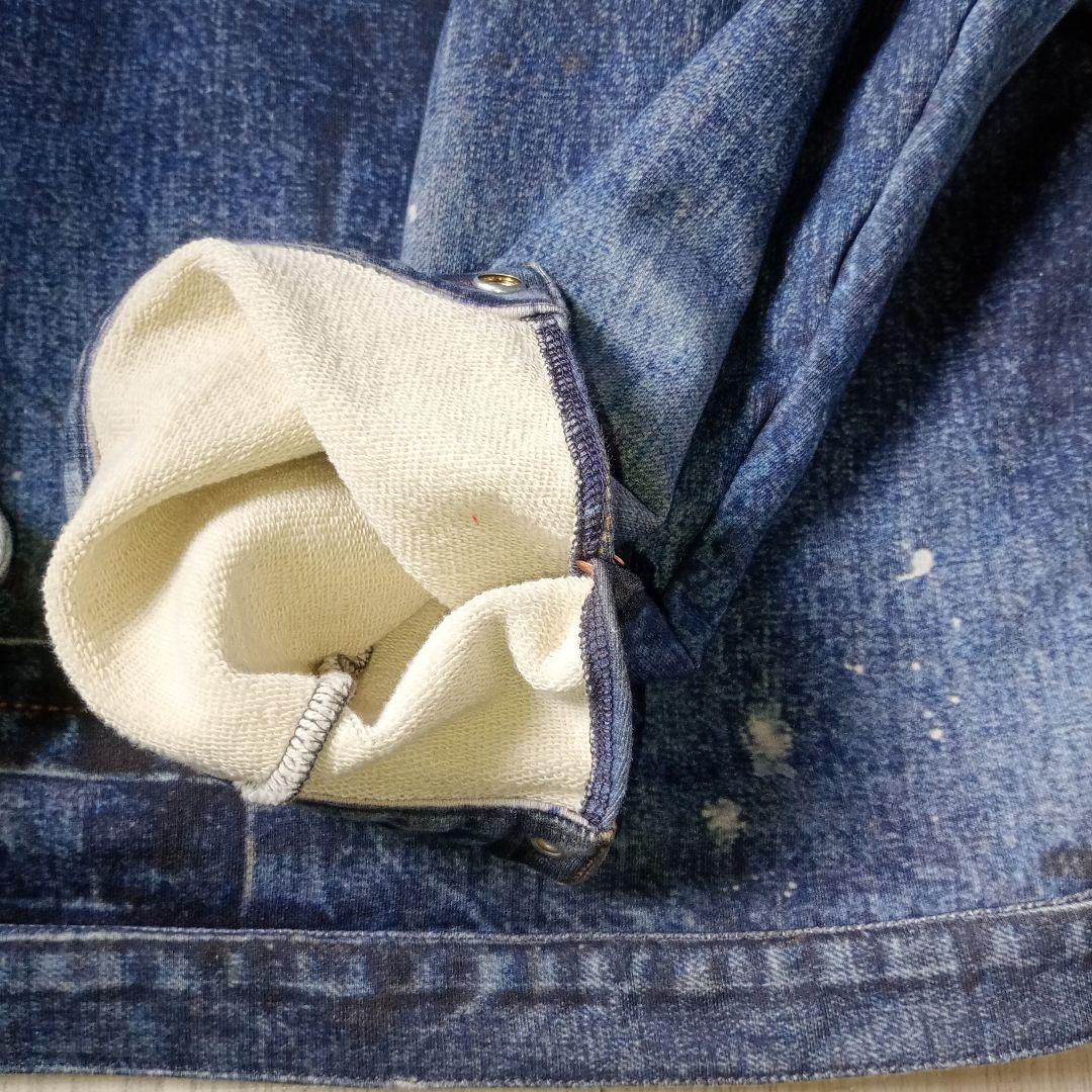 Lot.5067XX　デニム転写スウェットジャケット希少サイズXLサプール加工品