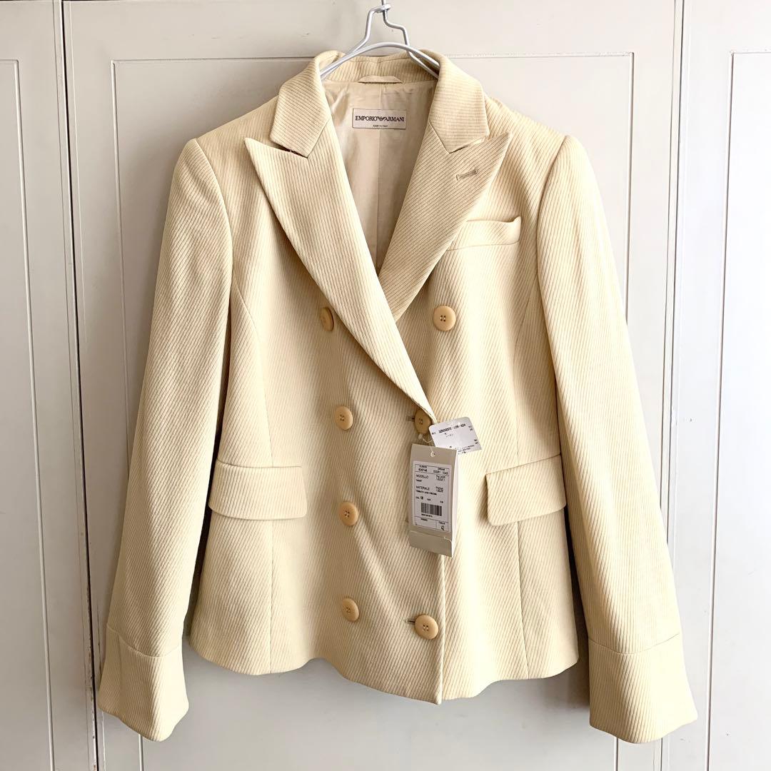 メル42399❗️ EMPORIO ARMANIダブルテーラードセットアップ