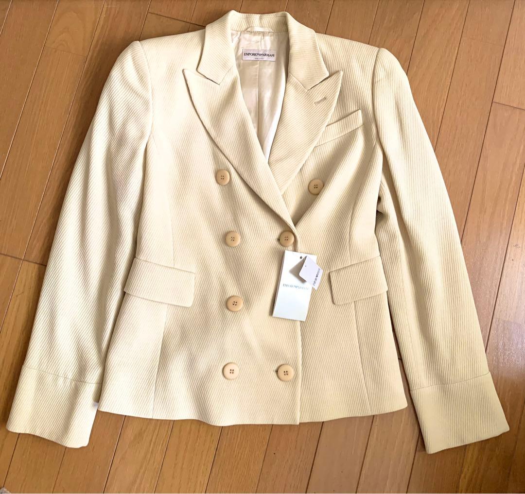 メル42399❗️ EMPORIO ARMANIダブルテーラードセットアップ