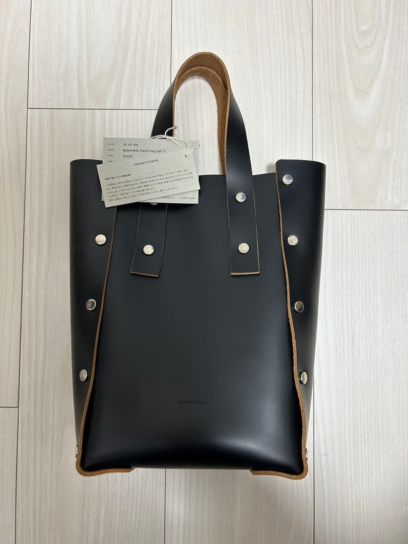 バッグ Hender Scheme assemble bag tall S black