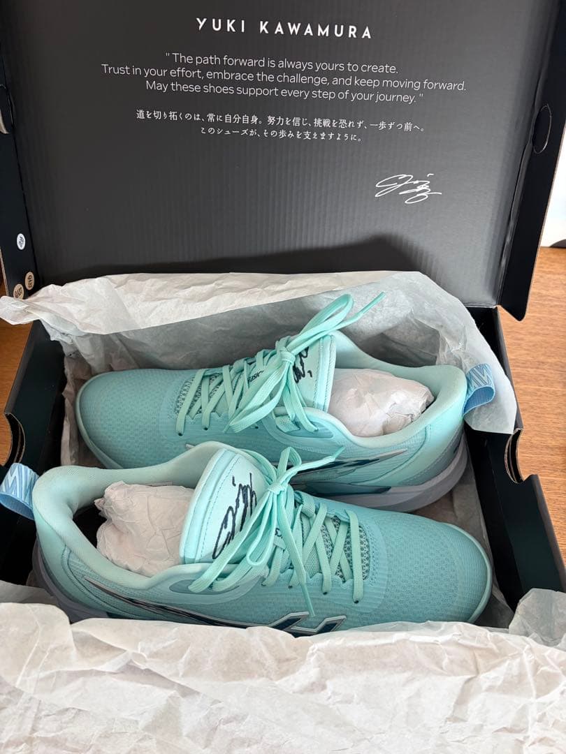 ASICS Yuki Kawamura シューズ ミントグリーン