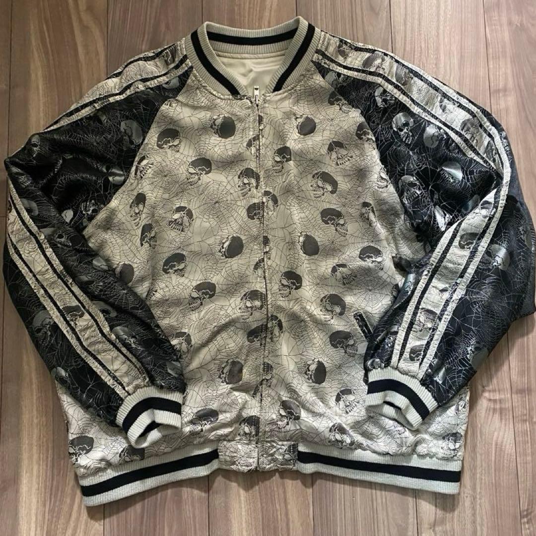 ぽ*か様 バックストリートクローラー スカル刺繍 リバーシブル スカジャン