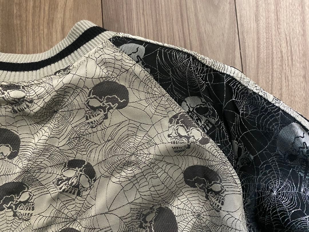 ぽ*か様 バックストリートクローラー スカル刺繍 リバーシブル スカジャン