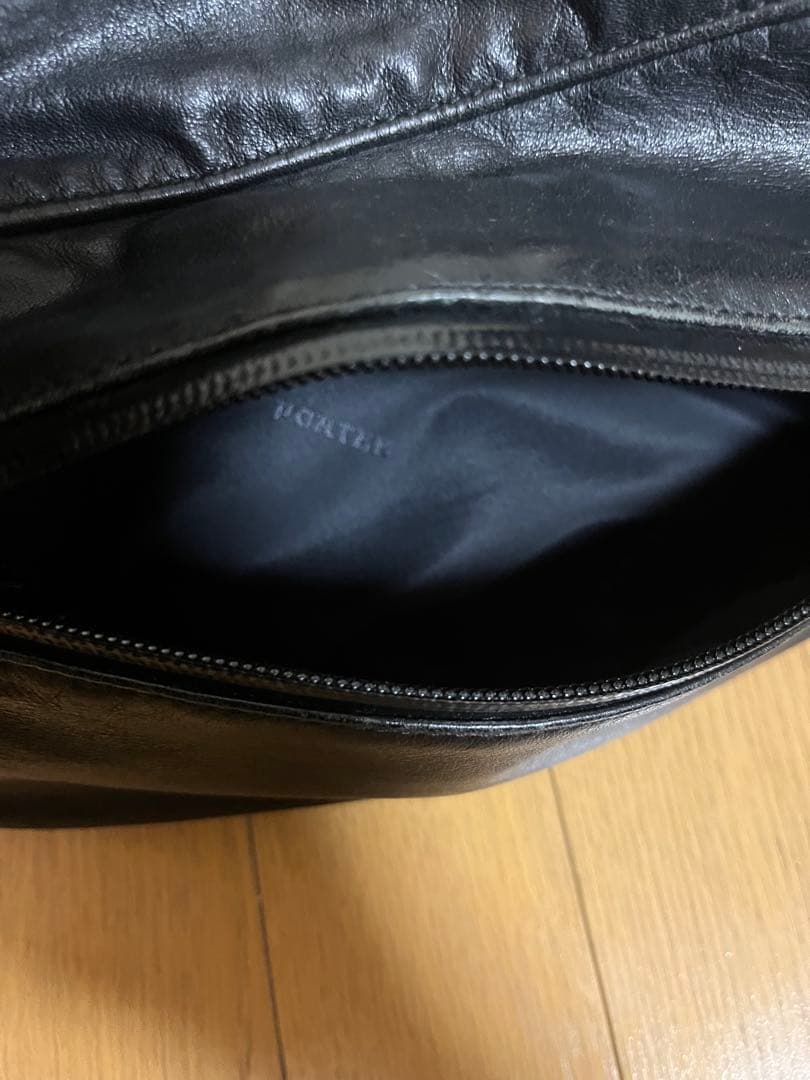 ポーター ズーム ウエストポーチ　ボディバッグ　 レザー ブラック