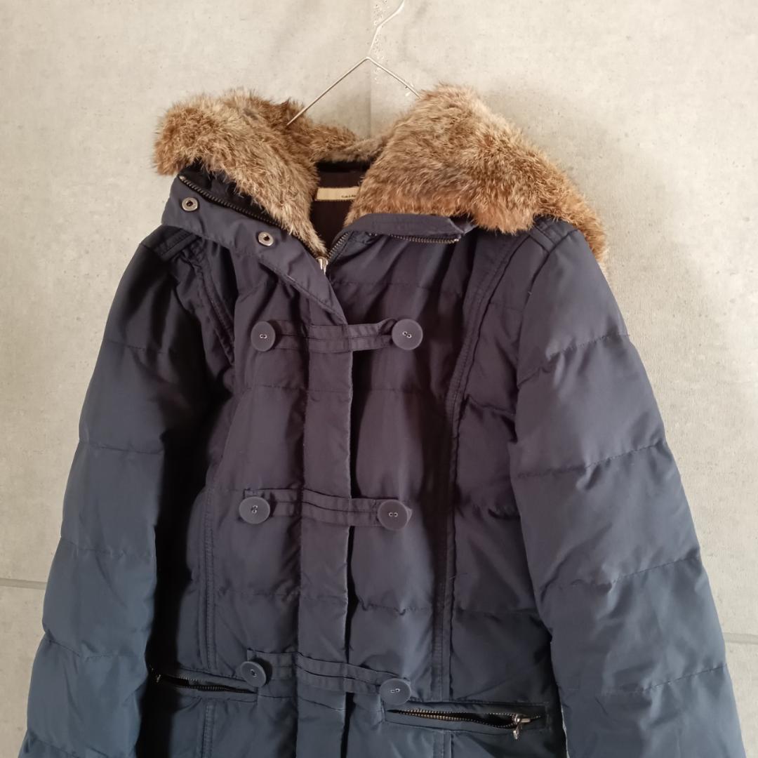 GALLARDA GALANTE ラビットファー　ロング ダウンコート E65